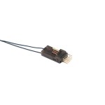 FrSky R6 Mini 2.4G Dual 6 Channels Accessory for Fixed Wing Drones 2.4GHz Racing Drone Parts Plastic Remote Bag